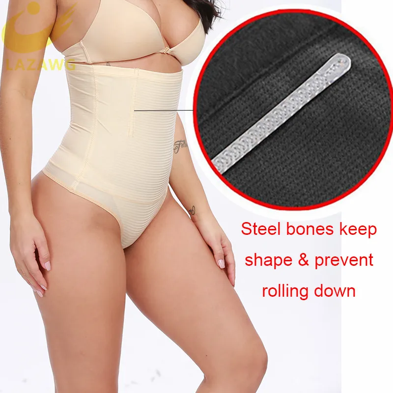 LAZAWG качественный материал высокая талия Корректирующее белье контроль тренера