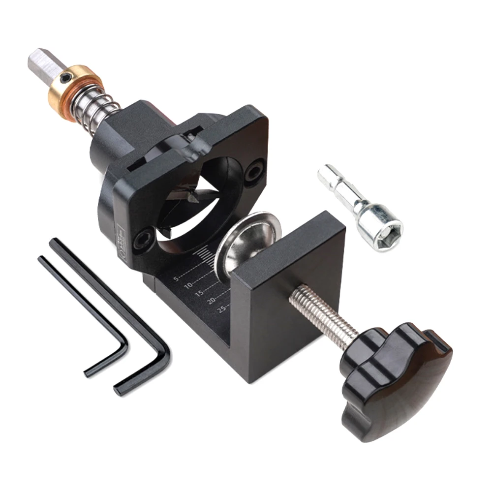 

KKmoon 35 мм скрытый шарнир, рандомное отверстие с винтовым зажимом, шестигранное гнездо, сверло для шкафов, дверей, деревообработки