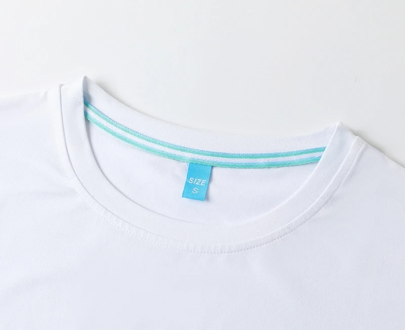 5pcs/Lot Sublimation Medium sleeve loose shoulder blank T-shirt Heat Press Dye sublimation ink Transfer