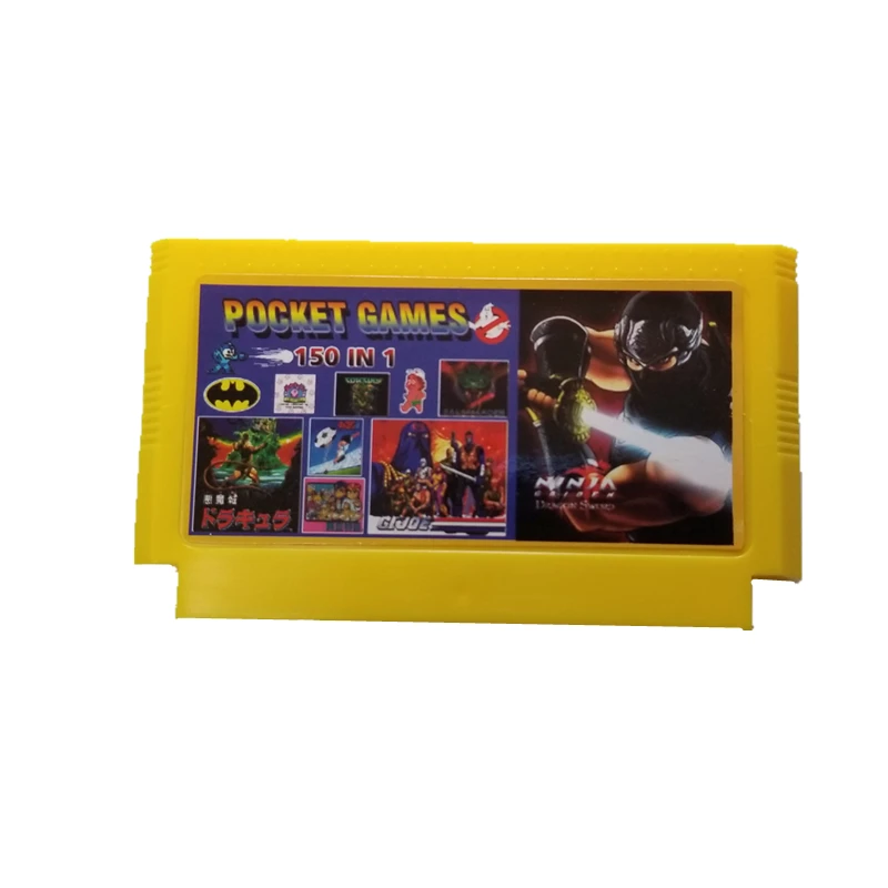 

New Arrival 8 bit video game card for nintend family game console 60 pin 150 in 1 games cartridge