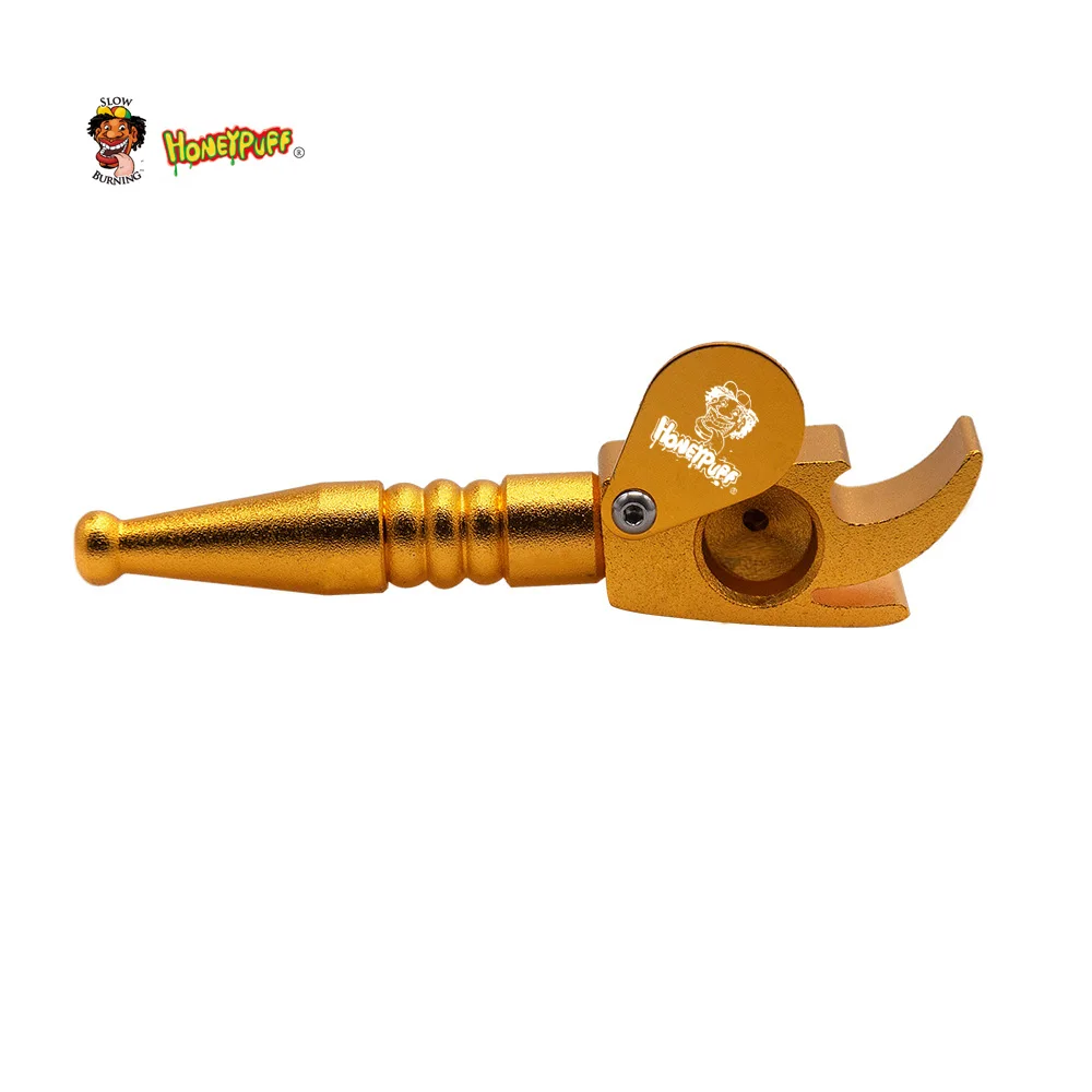 Многофункциональная алюминиевая курительная трубка HONEYPUFF 112 мм штопор в форме