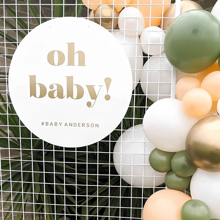 77 шт авокадо зеленый золотой шар гирлянда Арка детский душ воздушный