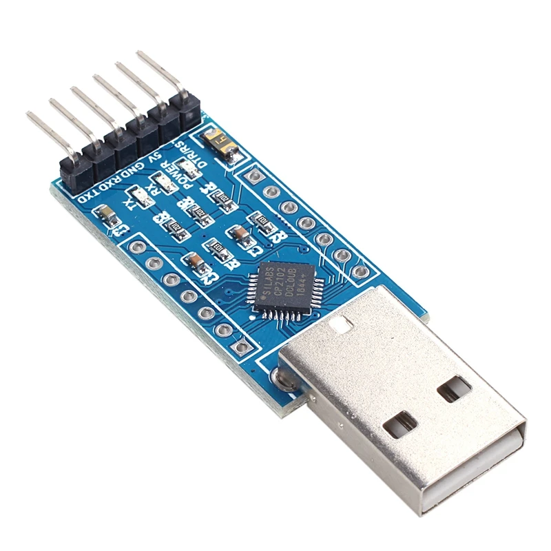 

CP2102 USB 2,0 к UART TTL 6-Контактный Модуль серийный преобразователь адаптер синий + серебристый