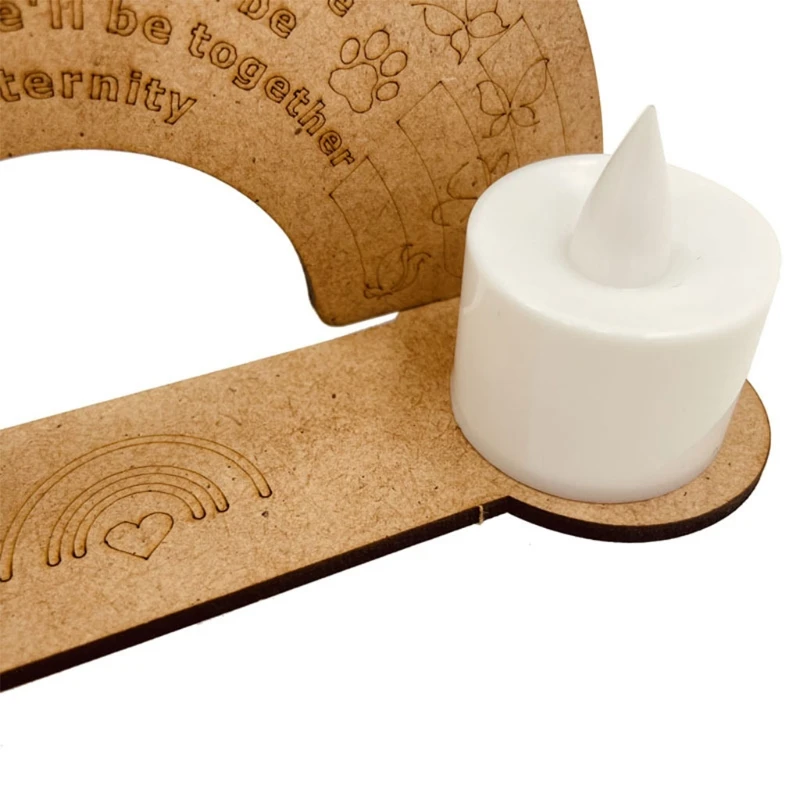 Изысканный деревянный садовый миниатюрный Ландшафтный Орнамент со светильник