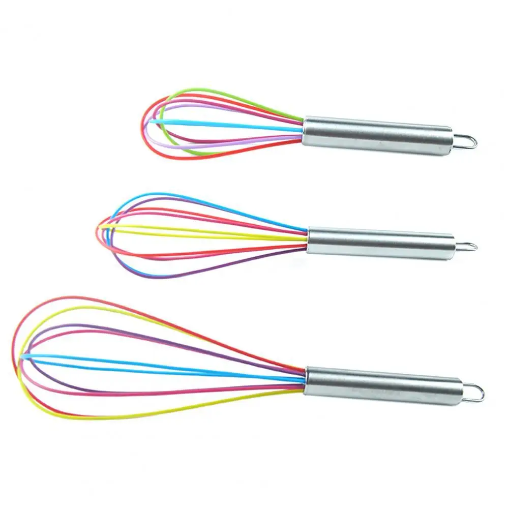 Венчик для взбивания яиц силиконовый из нержавеющей стали венчик молока