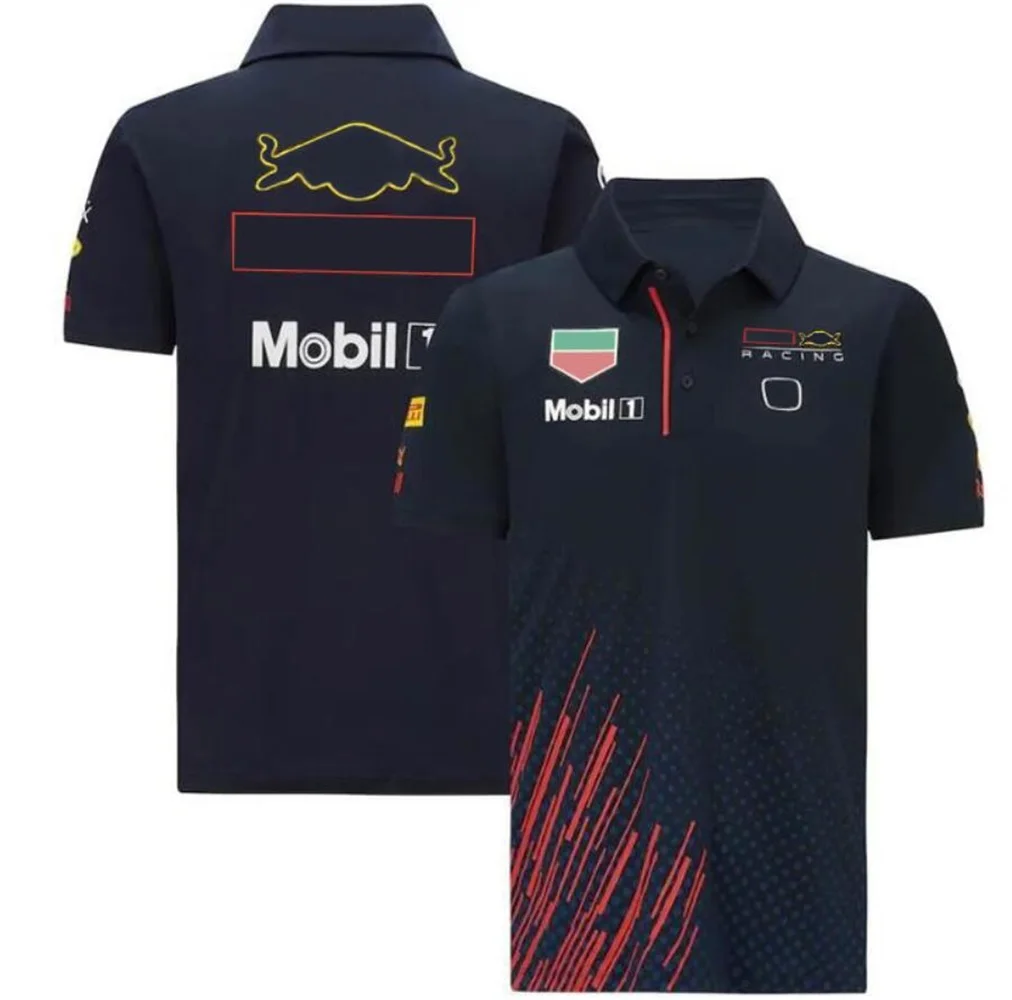

2021 new F1 team polo shirt, F1 racing polo shirt short sleeves, polyester quick-drying lapel T-shirt, the same style is customi