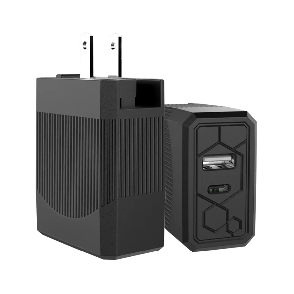 Сетевое зарядное устройство SOONHUA с портом USB Type-C и поддержкой быстрой зарядки 38 Вт