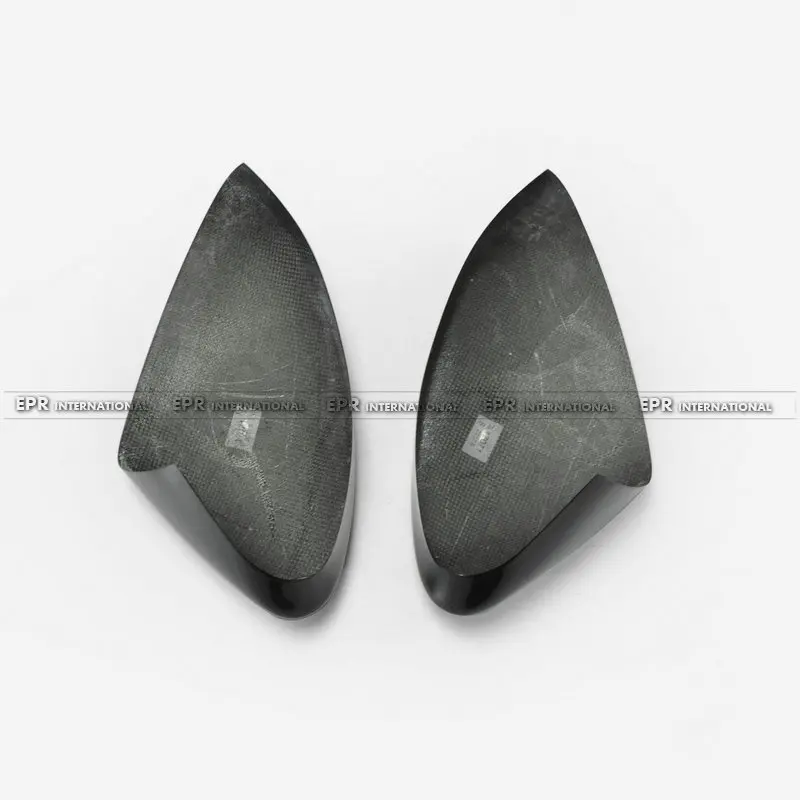 

Car-styling Carbon Fiber Side Mirror Cover(Stick on type) Glossy Fibre Finish Racing Body Kit Accessories For Alfa Romeo Stelvio