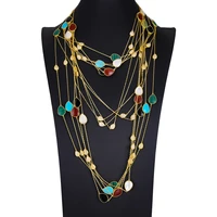 kellybola new boho gold chain pendant necklace jewelry girl brand new shiny cz romantic gift bride wedding luxury jewelry
