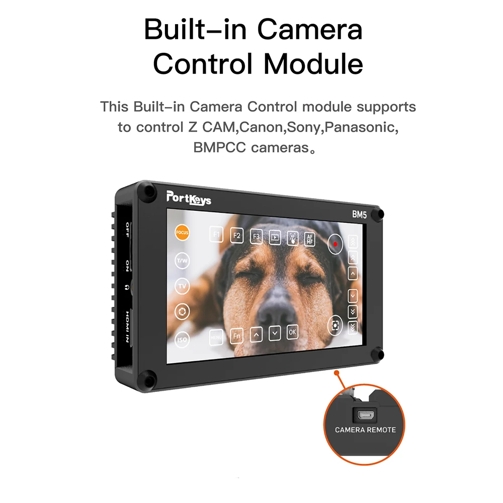 Портативный монитор для камеры BM5 II 2200nit 3G SDI HDMI Super Heldere Управление камерой