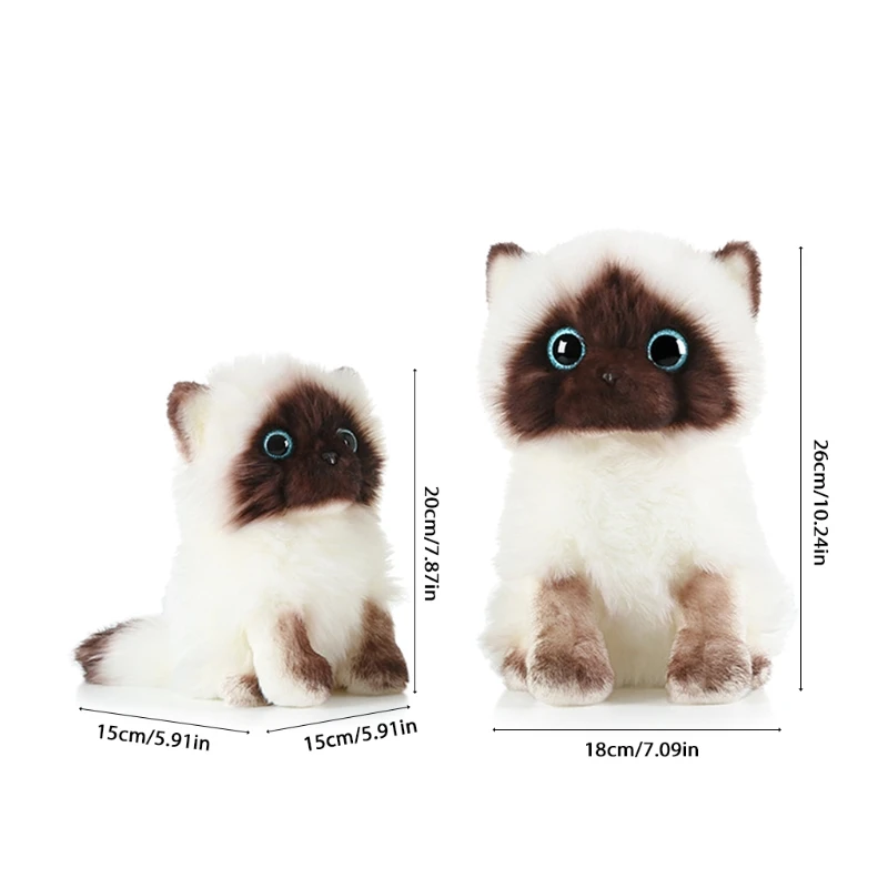 

Super Cute Simulation For-Kitty Doll Plush Toy Cute Puppet Doll Small Doll