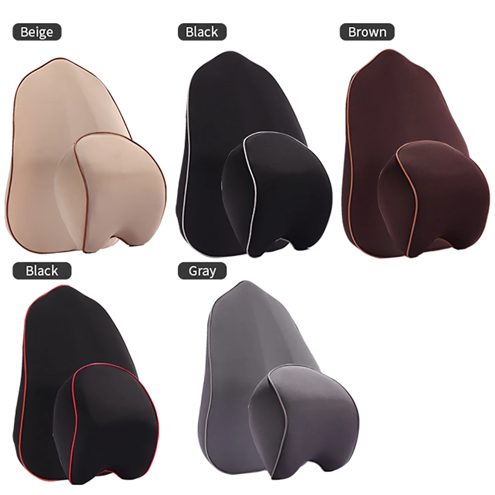 Подушка на шею для автомобиля Поддержка 1 комплект подголовник подушка