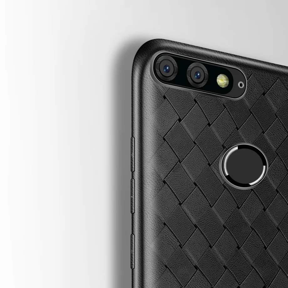 Силиконовый чехол для телефона ударопрочный Huawei Honor 7A 7 A Pro матовый мягкий бампер