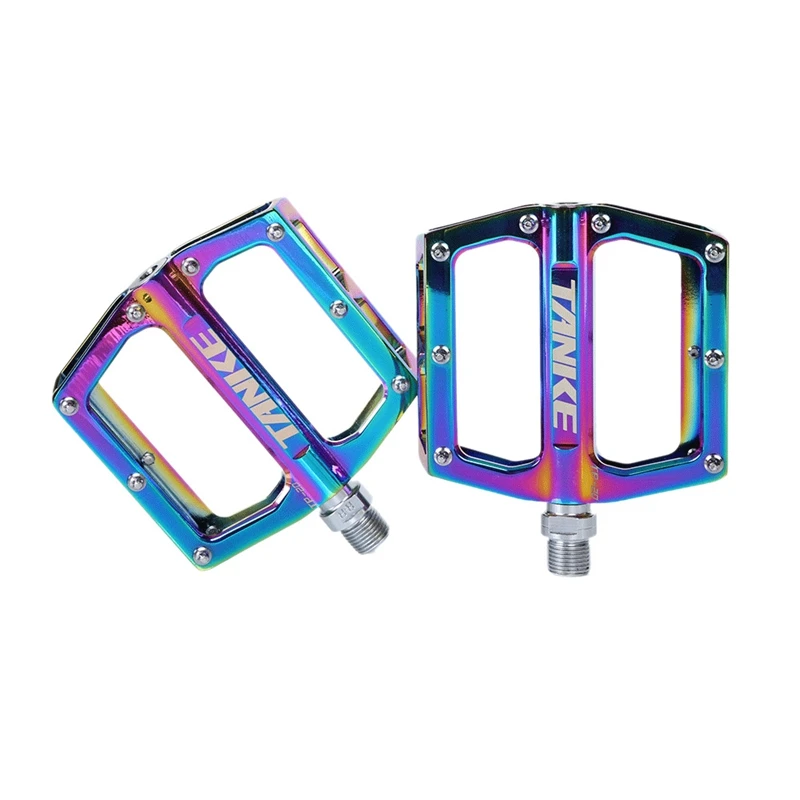 

TANKE Bicycle Pedals TP-20 Ultralight Aluminum Alloy Colorful Hollow Anti-Skid Sealed Bearing MTB Bike Accessories