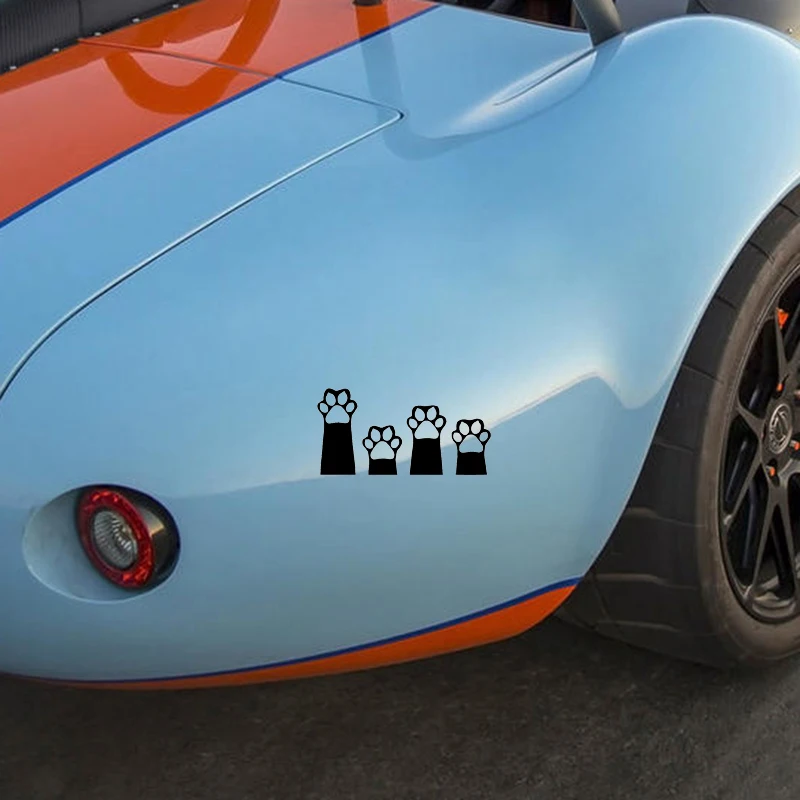 

21*9cm Cartoon Cat Car Decal Figure Diy Adhesive Window Car Stickers Waterproof Auto Sticker Car Accessories