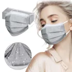 1050 поликарбонатный люксовый чехол одноразовые маски для лица для женщин летние 4ply Uvproof защиты рот маски покрытия вечерние украшения
