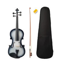 acoustic violin 44 violin full size for students beginners bow case rosin violin set new