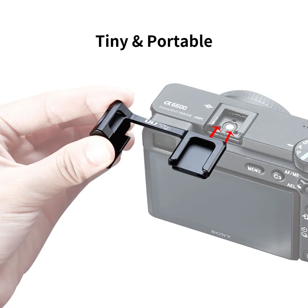 Двойной кронштейн холодного башмака UURig R032 удлиняющий микрофон светодиодная