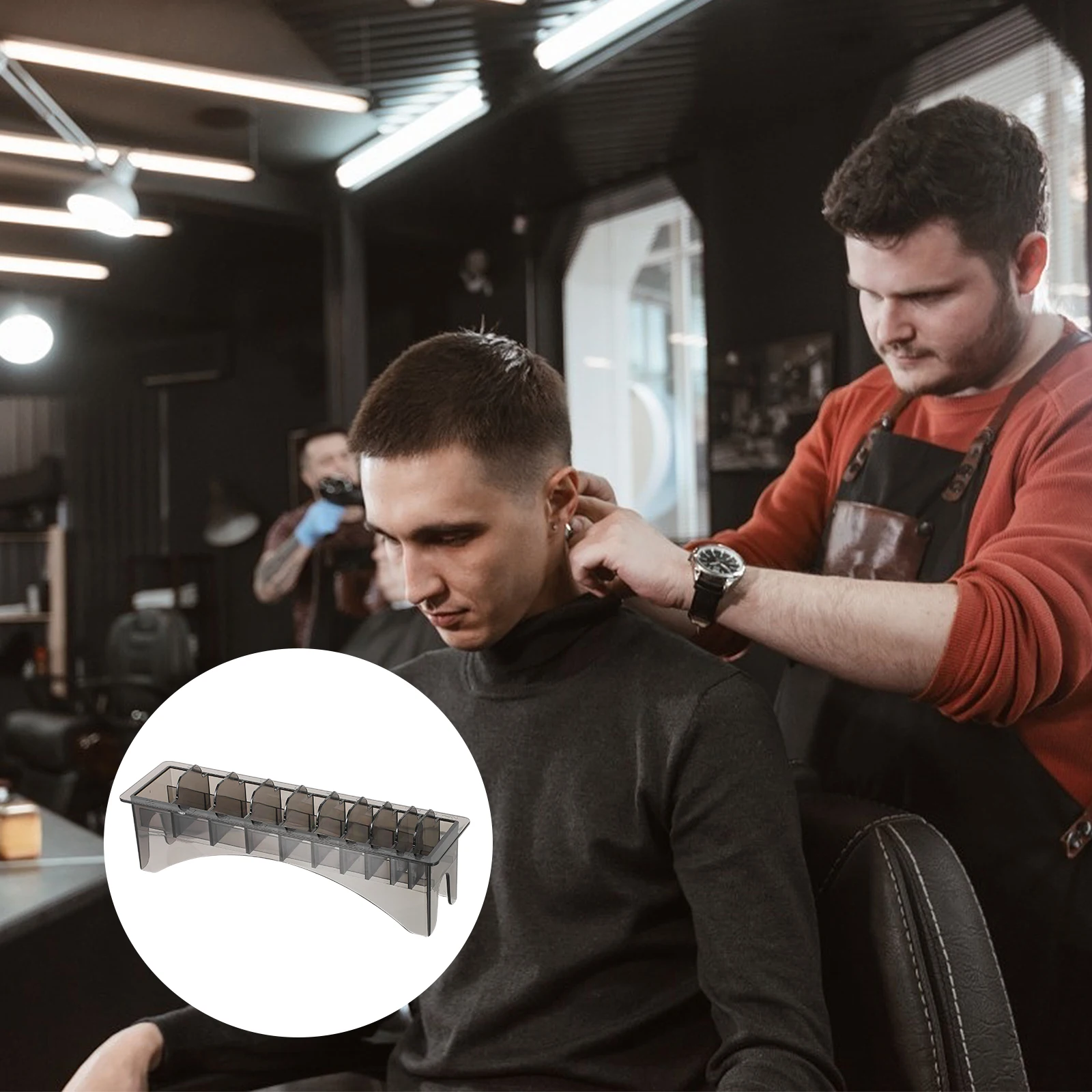 

1Pc Simple Multipurpose Practical Comb Hair Clipper Storage Case Storage Container Case for Barber Shop Home