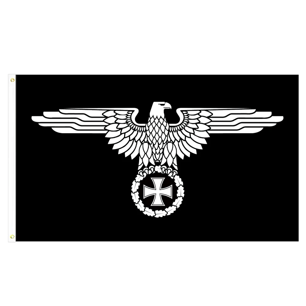 

90×150cm German Imperial Eagle Flag DE History Empire Reich Banner 3x5 Ft Polyester Rooms Flags and Banners Decor