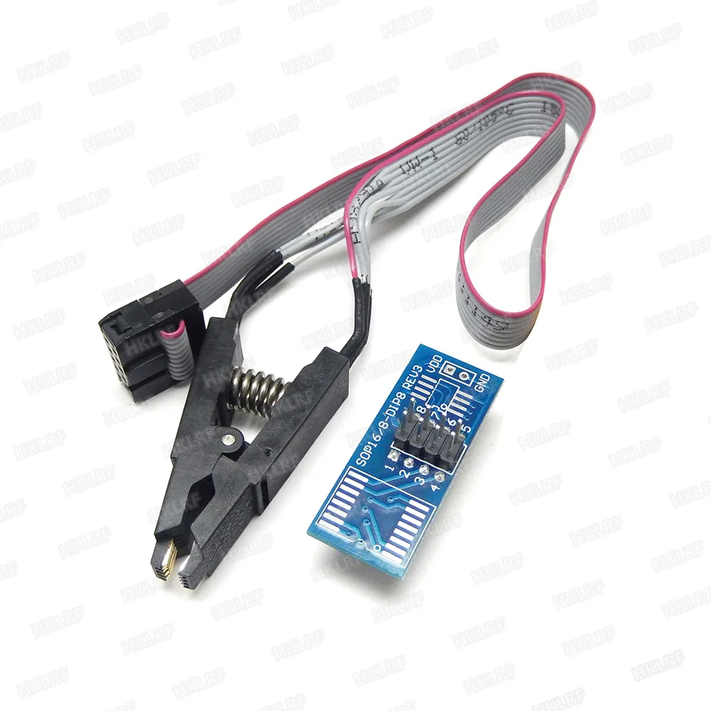 Зажим для тестирования микросхемы SOIC8 SOIC16 SOP8 Flash Chip IC используется программатора