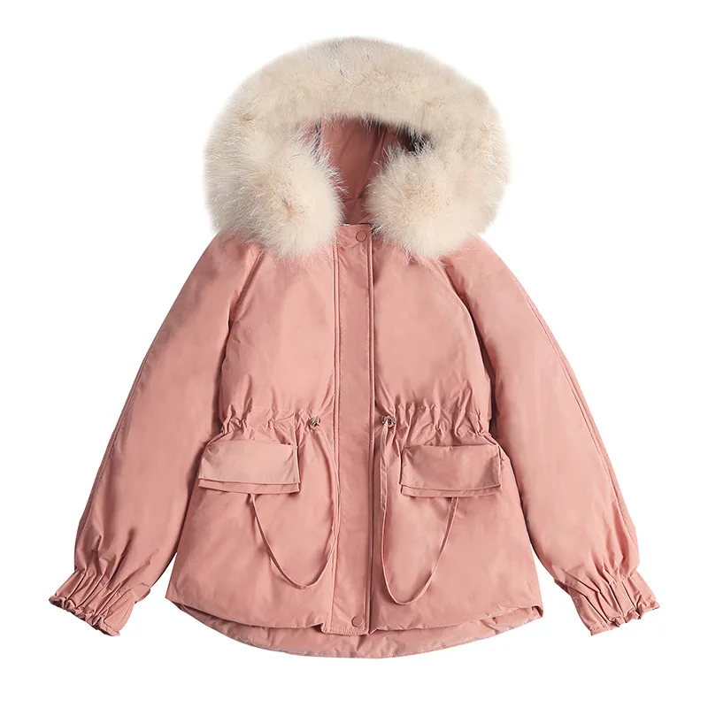 

women's New clothing in winter 2020 short loose net red thickened cotton padded coat