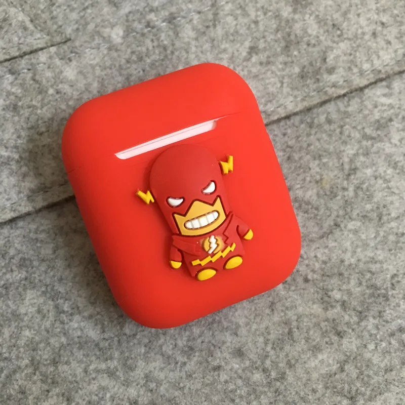 Мультяшный Мягкий силиконовый чехол для наушников для Apple Airpods, противоударный чехол для Apple AirPods, ультратонкий защитный чехол для Air Pods - Цвет: 19