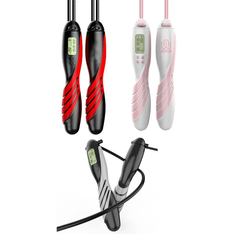 

Counting Jump Rope With For Adult Kids Speed Sports Exercise Fitness Equipment