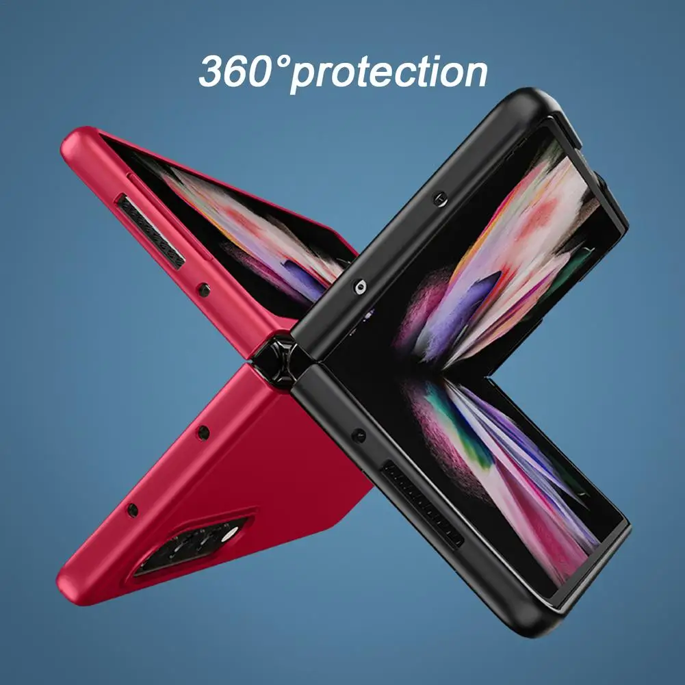 Phone Case For Samsung Galaxy Z Fold 3/W22 Shock Absorption Smartphone Protective Cover 3 | Мобильные телефоны и