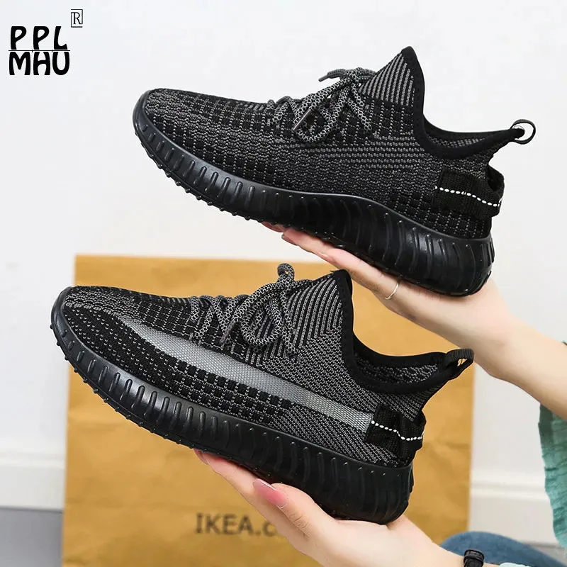 

Black Fashion Designer Sneakers Summer Lace-Up Comfort Breathable Casual Shoes Retro Woven Fabric Women Trainers Tennis Shoes