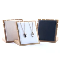 bamboo jewelry display rack storage earrings necklace pendant display stand organizer jewelry counter display jewelry storage