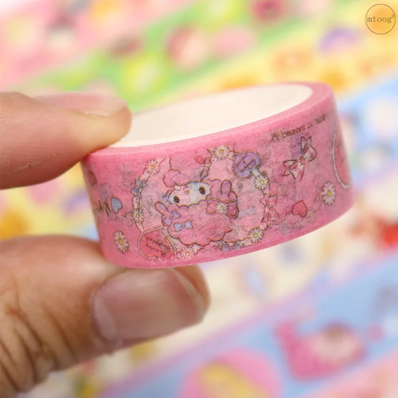 4 шт./лот мультяшная мелодия молоко девушка клейкая декоративная Васи Лента