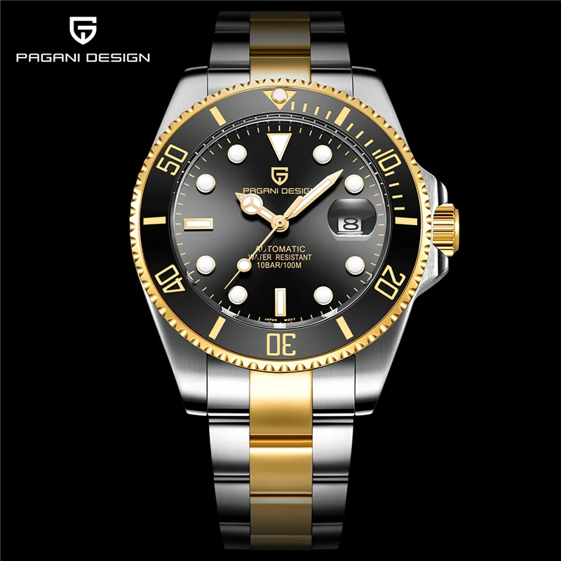 

PAGANI Design Men's Business Watch NH35A Movement 100M Waterproof Watches Luxury Brand Automatic Mechanical Men For Wristwatches