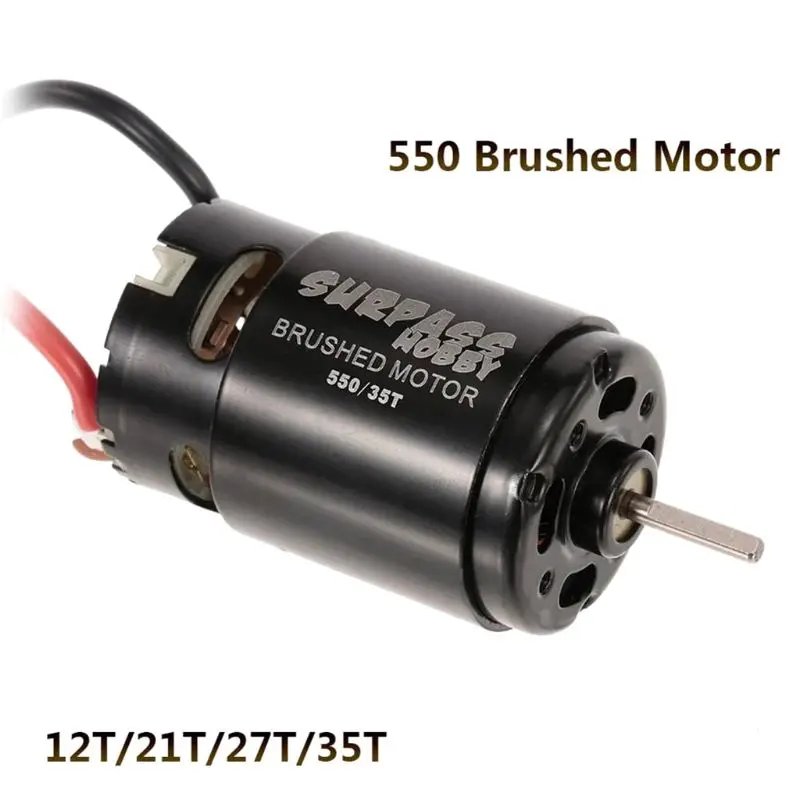 

550 12T 21T 27T 35T Brushed Motor for 1/10 RC Car HSP HPI Wltoys Off-Road