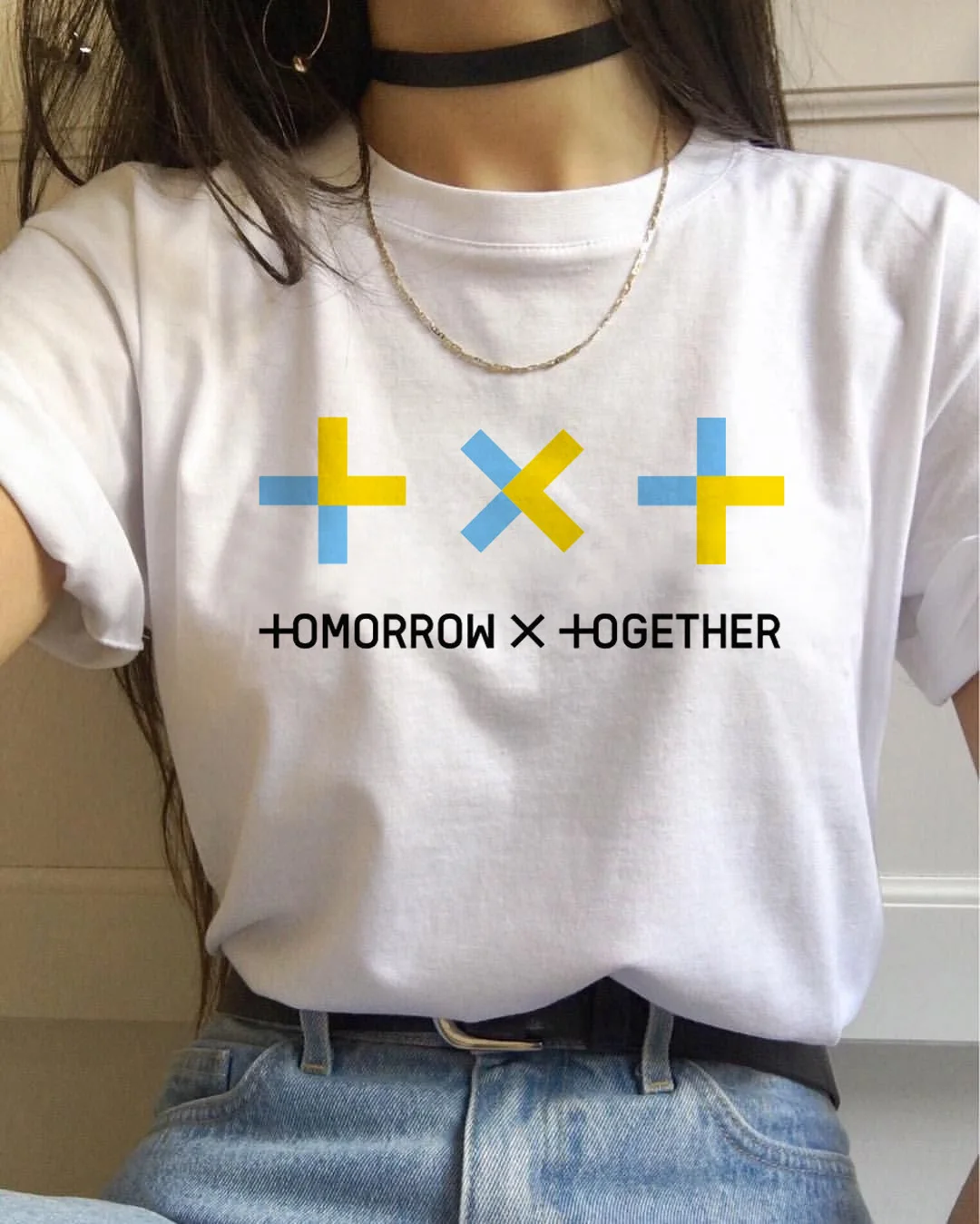 4504 Несколько K-pop Blackpink Kill This Love Футболка женская TXT Twice Футболка Kpop Exo Tees Футболка женская черная розовая Nct127 - Цвет: 4504
