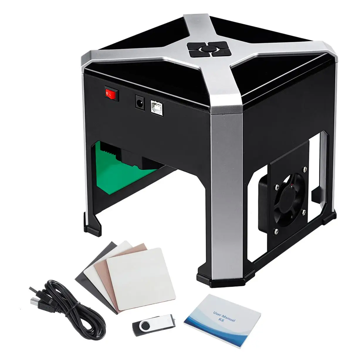 3000mw CNC Wifi K6 Laser Engraver DIY Logo Mark Printer Cutter Woodworking Engraving Machine Desktop Wood Router | Инструменты