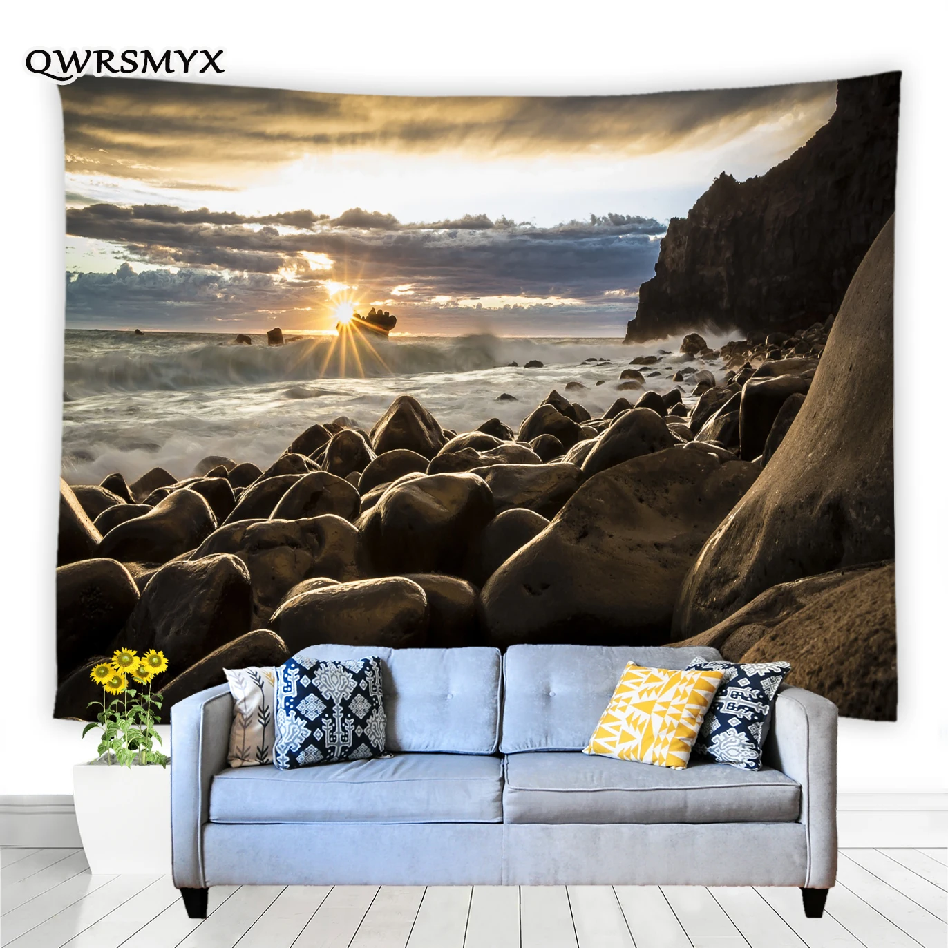 

Новая Зеландия восход солнца морской пейзаж гобелен искусство эстетическое украшение для гостиной спальни Декор Настенные обои