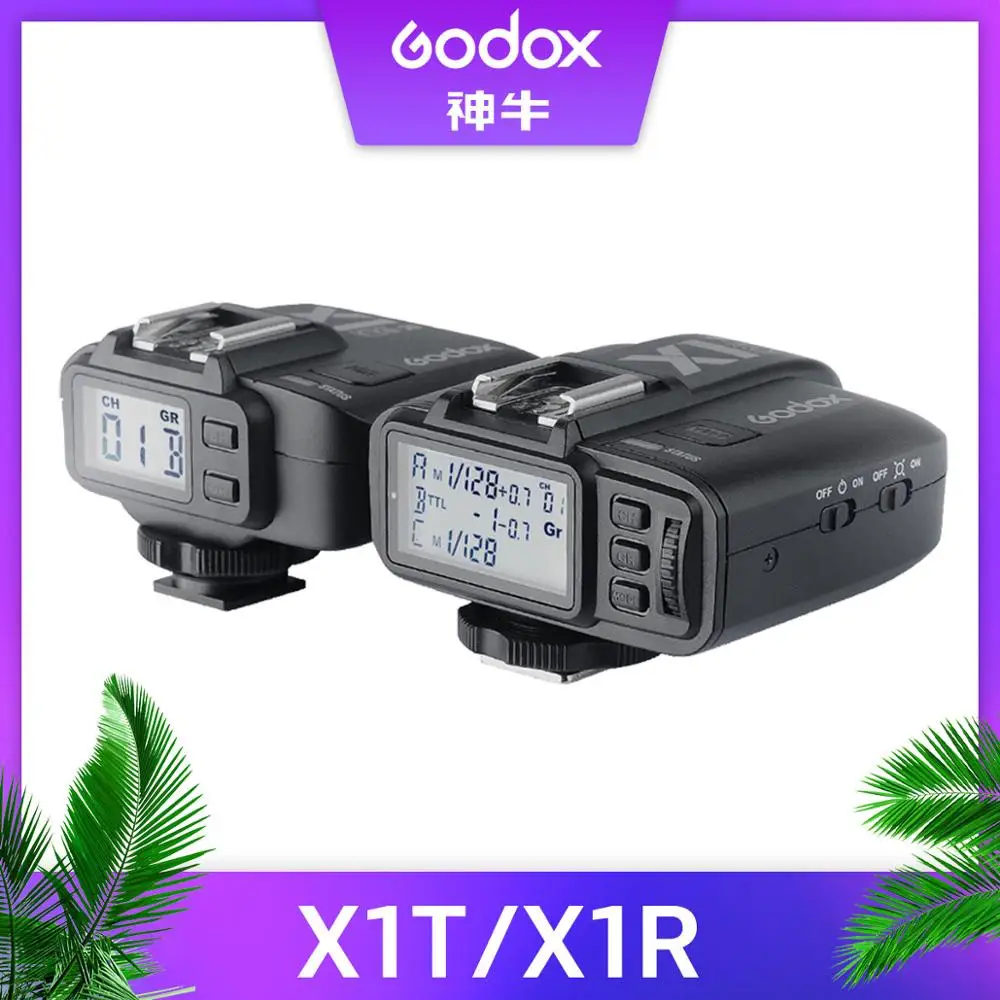 Godox X1t X1 комплект ttl 2,4G беспроводной триггерный передатчик вспышки приемник для Canon для Nikon для sony TT685 V860 II Вспышка speedlite