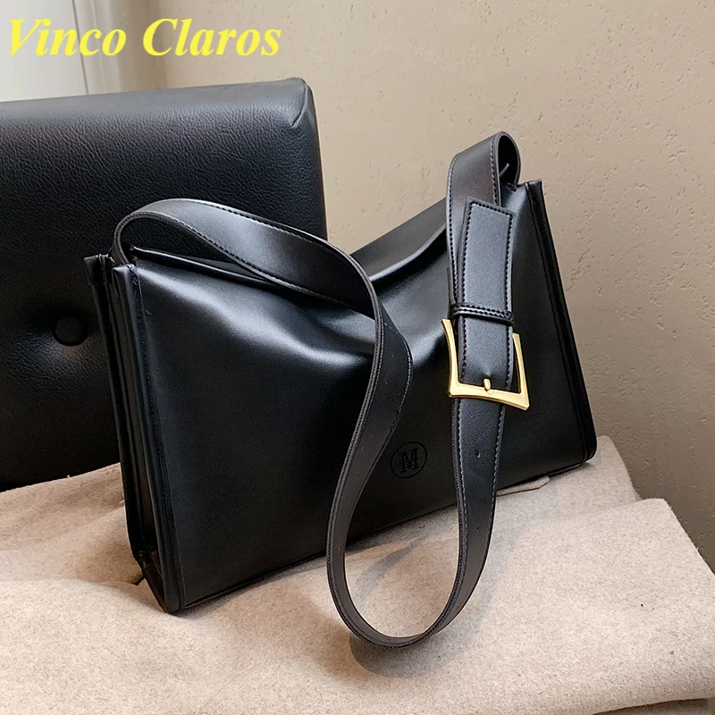 

Retro Soft PU Leather Small Armpit Bags for Women 2021 Hit Winter Luxury Large Shoulder Purses and Handbags Big Sac A Main Bolsa