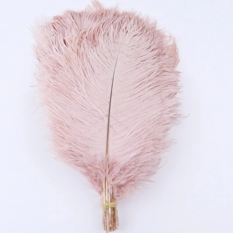 

10/100 шт пушистый розовый мех страуса украшения из перьев Свадебная вечеринка поставляет Природный страуса перо для часов, ремешок из 30-35 см в...