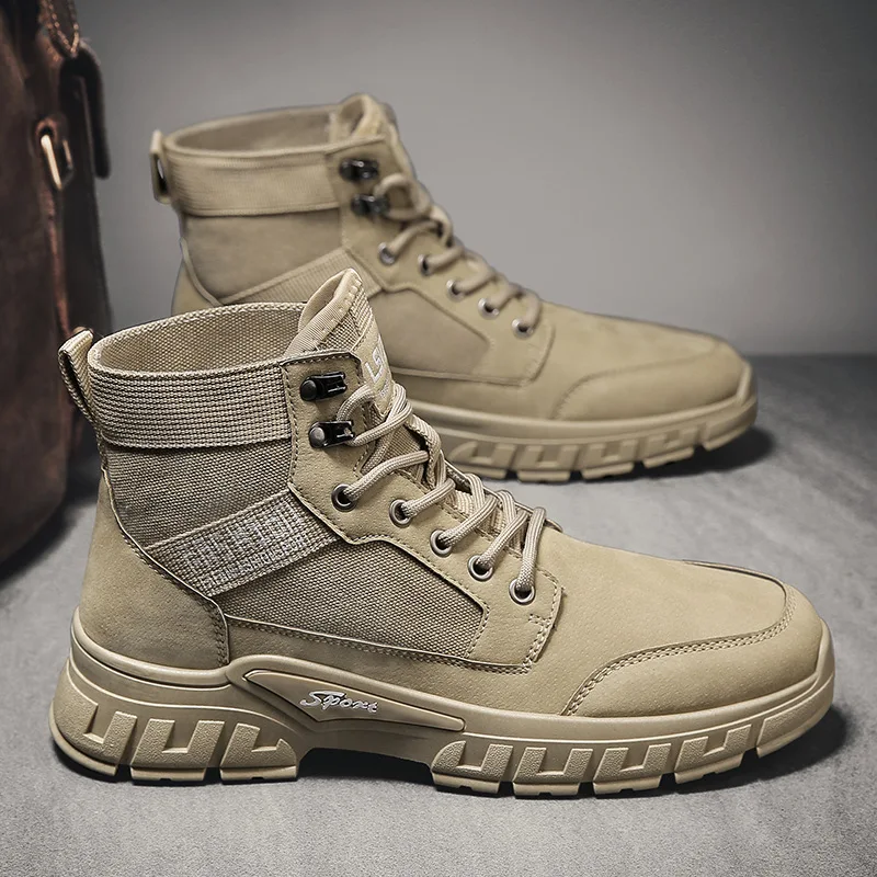 

Snow Men Boots Male Winter Boots For Men Fashion Men's Shoes Lightweight Men Shoe Platform Footwear Men's Work Shoes