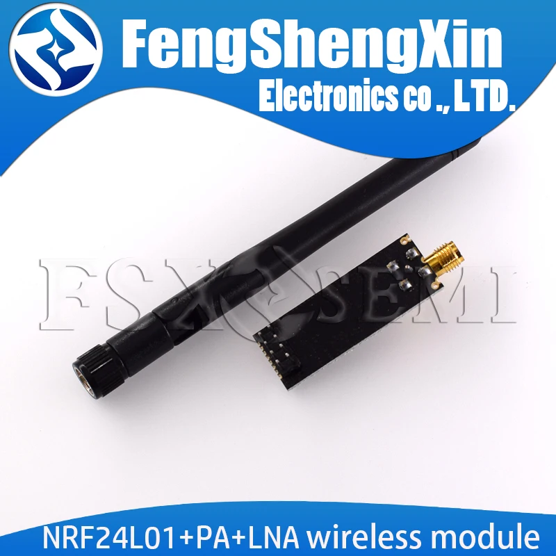 Новый беспроводной модуль NRF24L01 + PA + LNA с антенной на расстояние 1000 метров (art.: 3a36a16f334) - 3a36a16f334