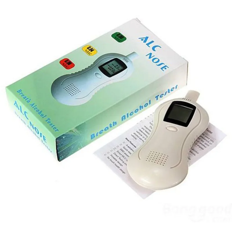 

Professional Digital LCD Backlit Display Alcohol Tester Breath Analyzer Detector Breathalyzer Alcoholic Meter Analyzer