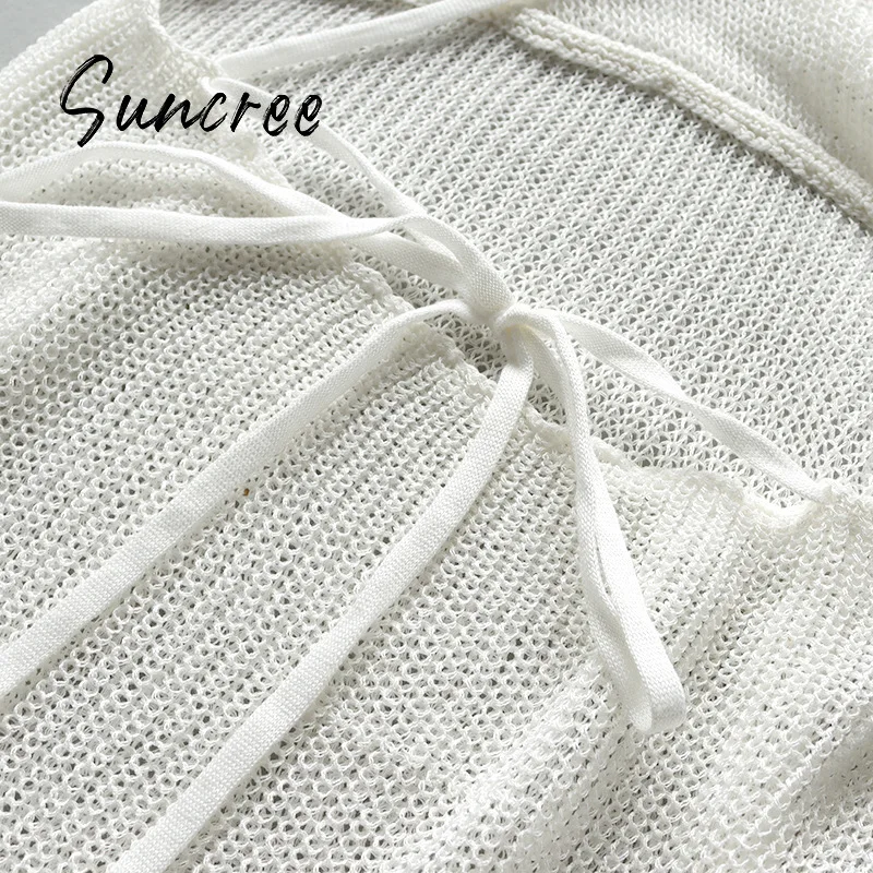 

SUNCREE 5 Colors Long Dress Female Fashion Women's Swimwear 2021 New Backless Sling Women's Summer Sundresses Maxi Dress Woman