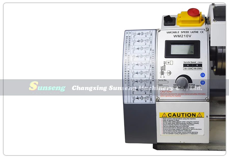 WM210V Цифровой Металлический токарный станок/850 Вт/220 В бесщеточный двигатель все