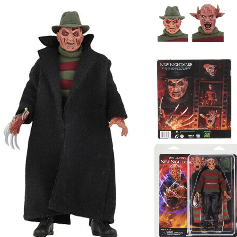 NECA Wes Новый кошмарный Фредди Крюгер шейбен 8 дюймов одежда экшн-фигурка