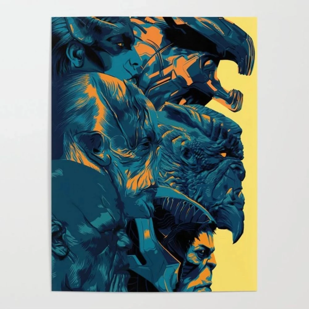 

Hd печать на стене Marvel супергерой Картина на холсте классический фильм Тор Рагнарок акварельный постер абстрактные картины декор комнаты