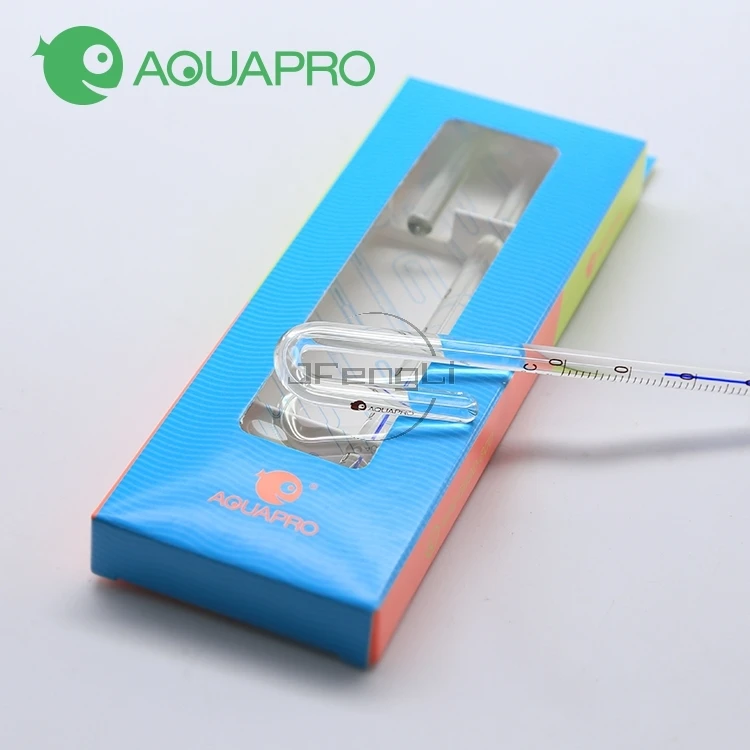 2 шт. Подвесной Стиль ada Aquapro стеклянный термометр температура для аквариума растения аквариума