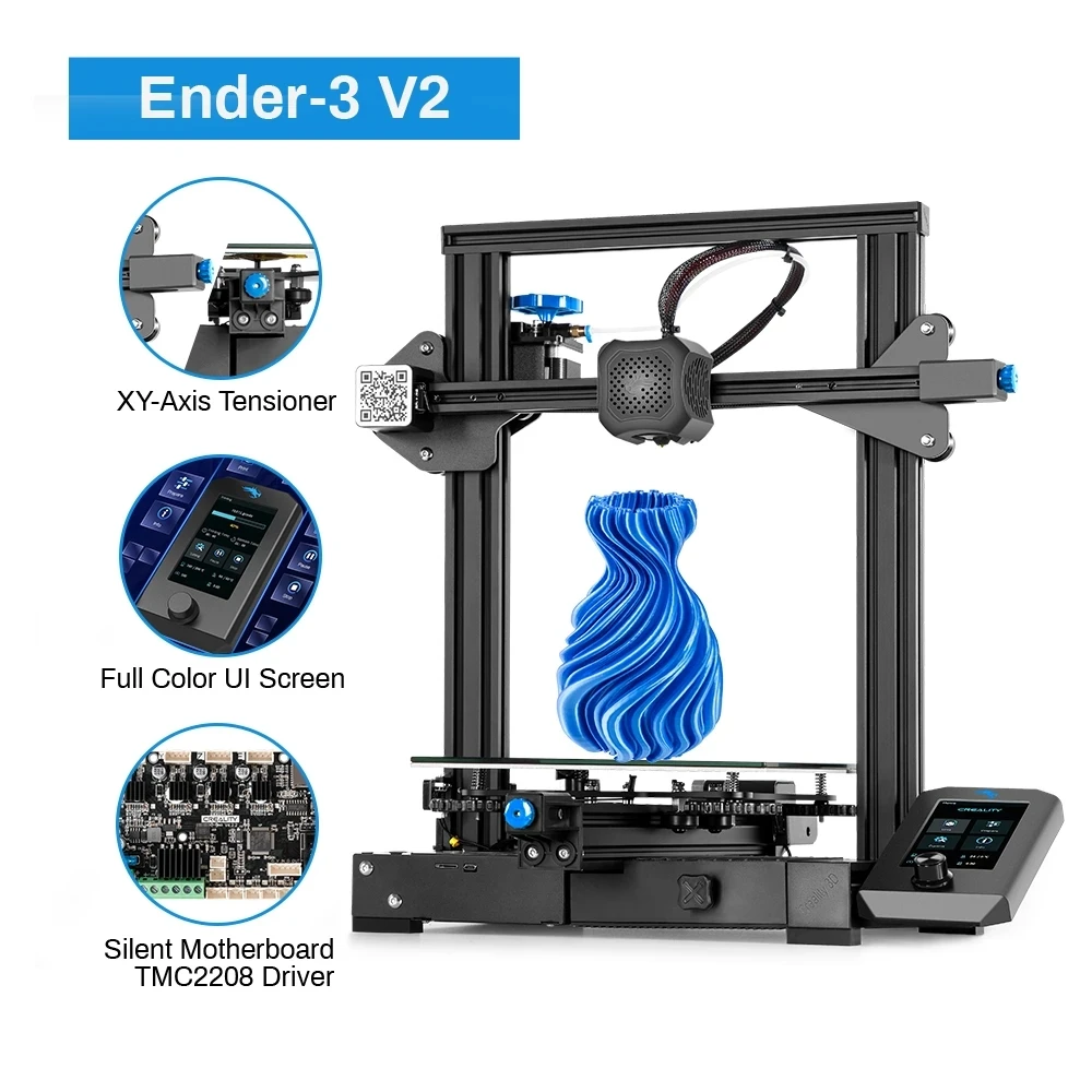 CREALITY 3D Printer Ender-3/3Pro/Ender 3 V2 FDM Printer Smart Filament Sensor Self-assemble Printer Kit