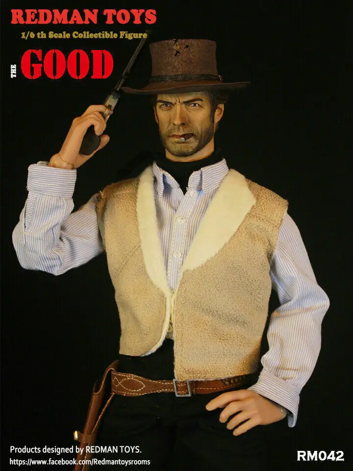 In Stock West Cowboy REDMAN TOYS 1/6 Scale RM042 The Good Action Figure Collectible Dolls For Collection | Игрушки и хобби